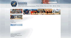 Desktop Screenshot of festival.akdeniz.edu.tr