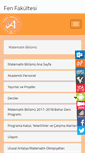 Mobile Screenshot of matematik.fen.akdeniz.edu.tr