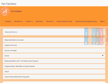 Tablet Screenshot of matematik.fen.akdeniz.edu.tr